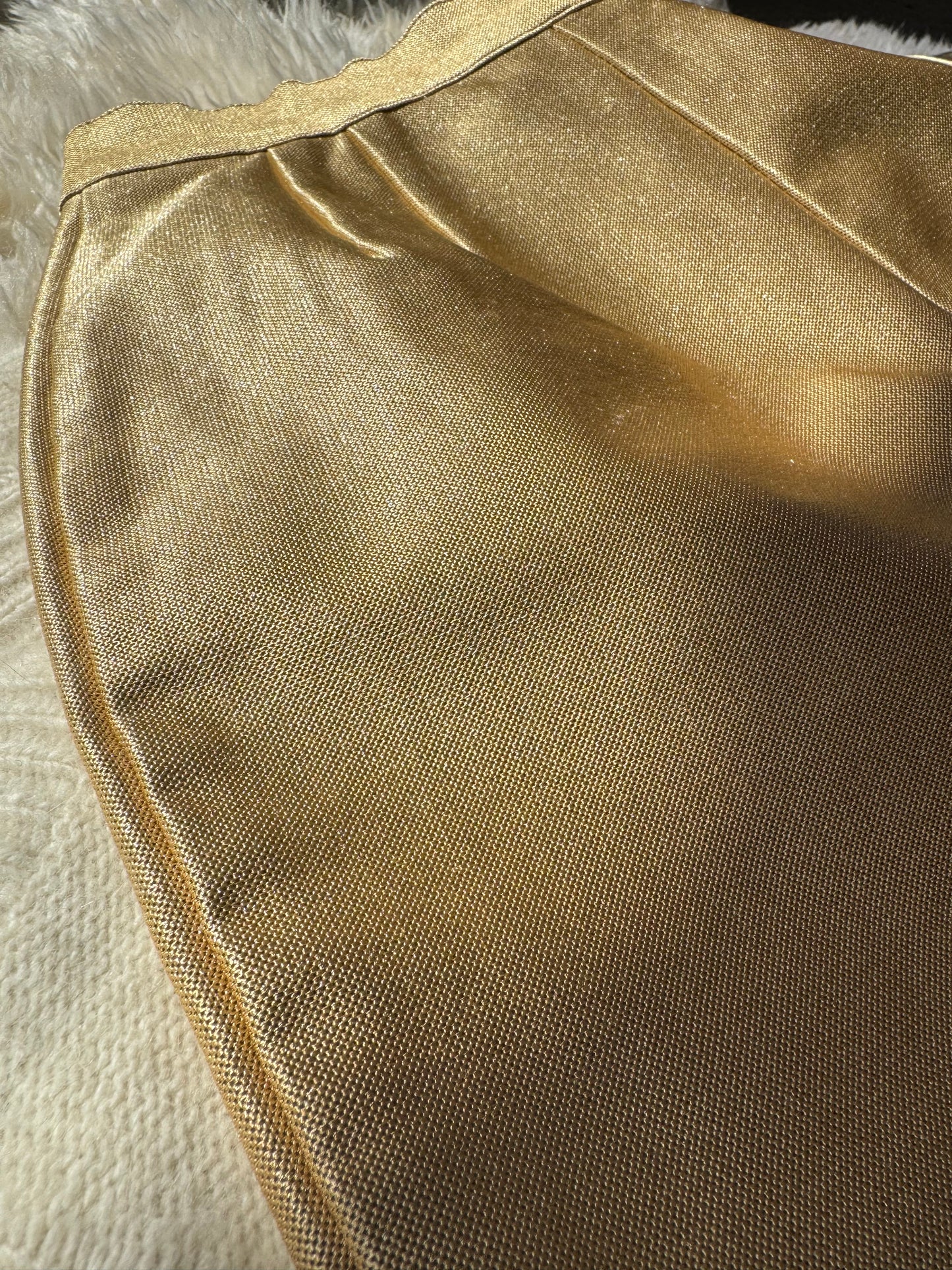 Vintage Stirrup Pants, Metallic Gold, XXS-XS