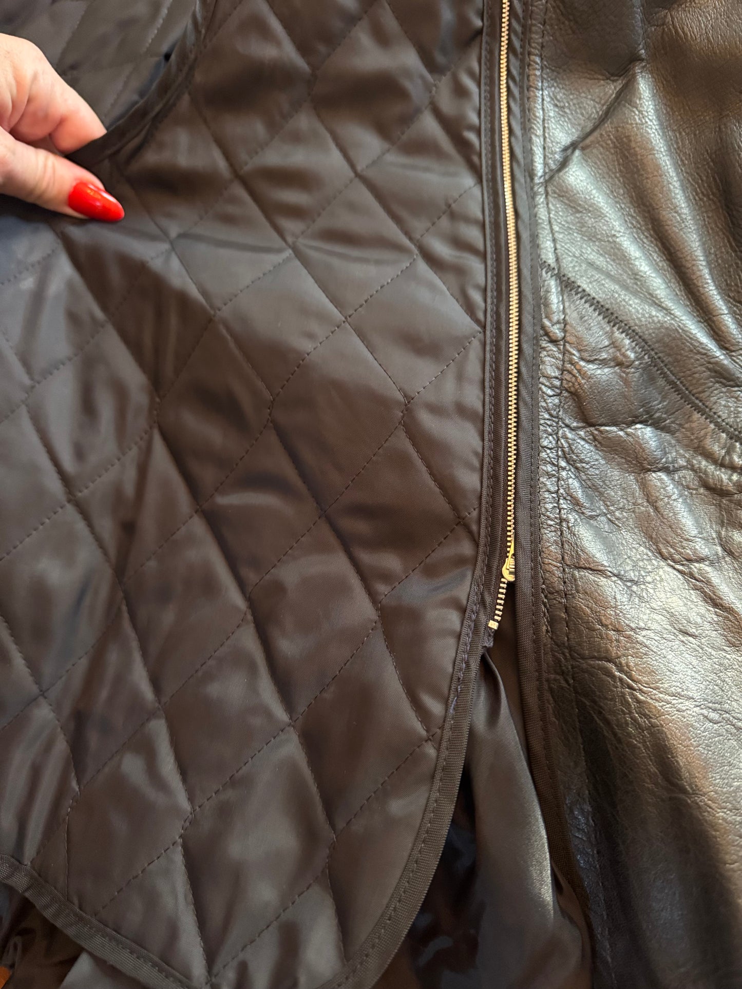 Men’s Vintage Leather Motorcycle Jacket
