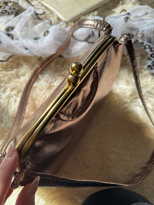 Vintage Bronze Handbag, 1970’s