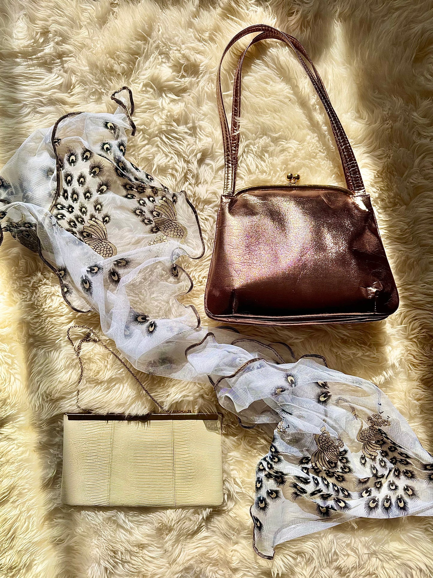 Vintage Bronze Handbag, 1970’s