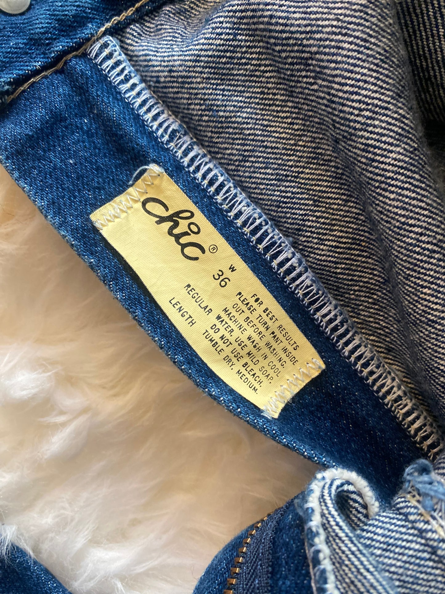 Vintage High-Rise Chic Jeans | Dark Wash, 1980s 1990s | Curvy