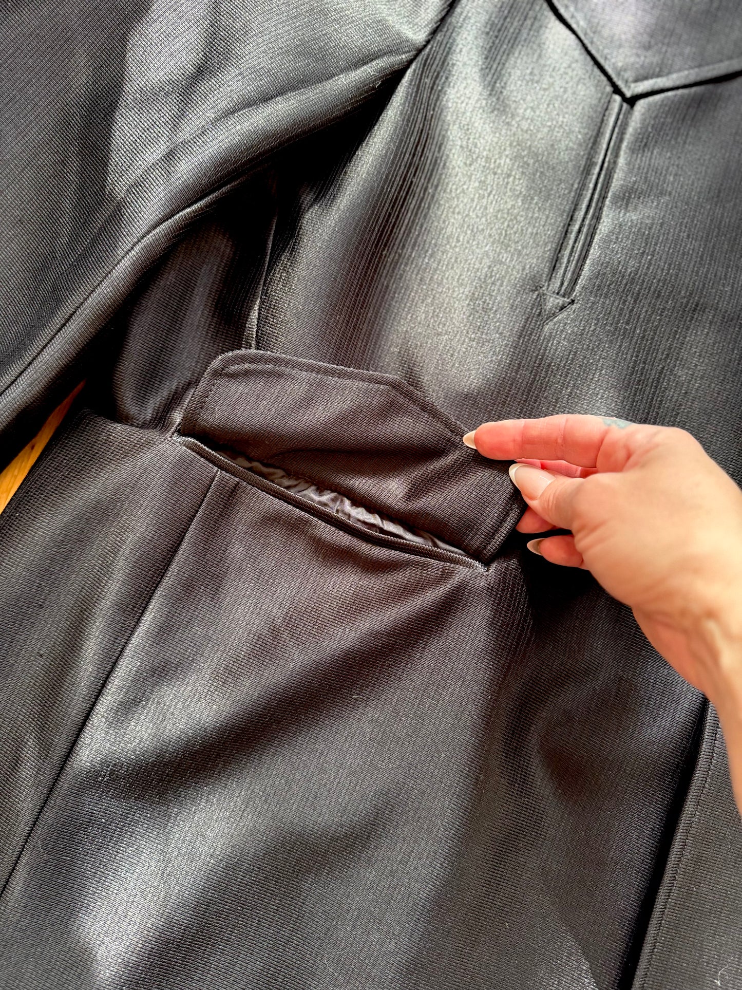 Men’s Vintage Western Suit Coat | Black | Sz 50