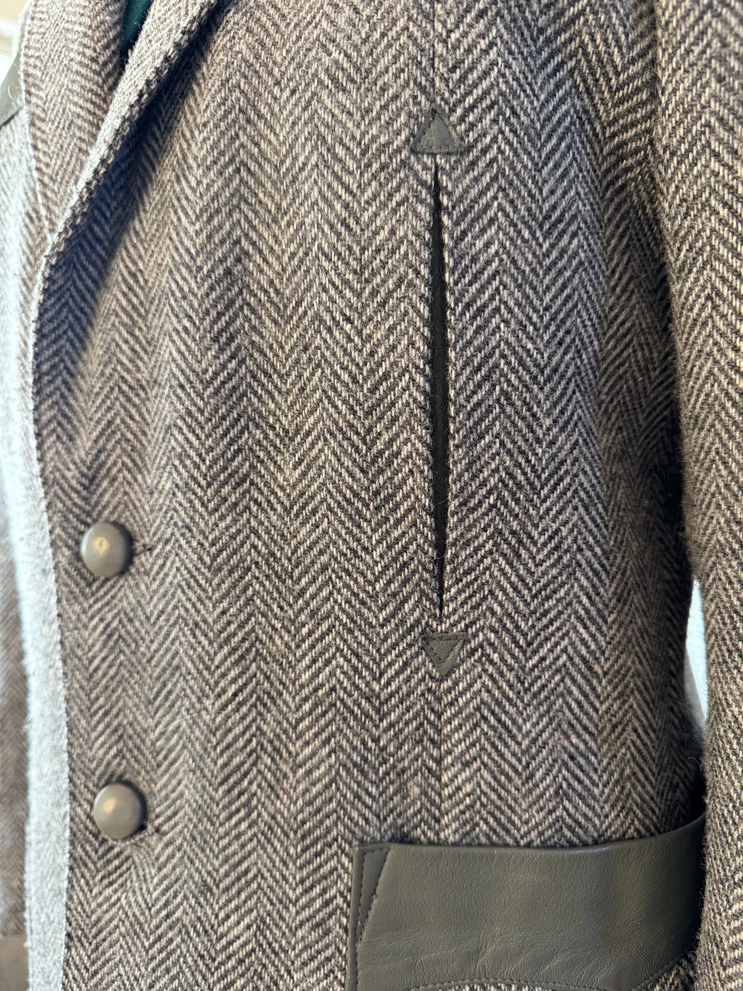 Men’s Vintage Western Suit Coat | Grey | Sz 40