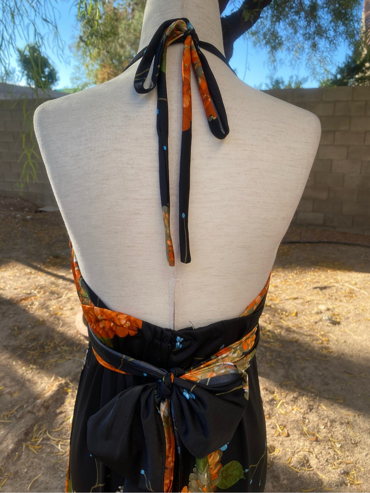 Vintage Summer Dress by Strawberry Circus | Tropical, Floral, Tiki, Island | L