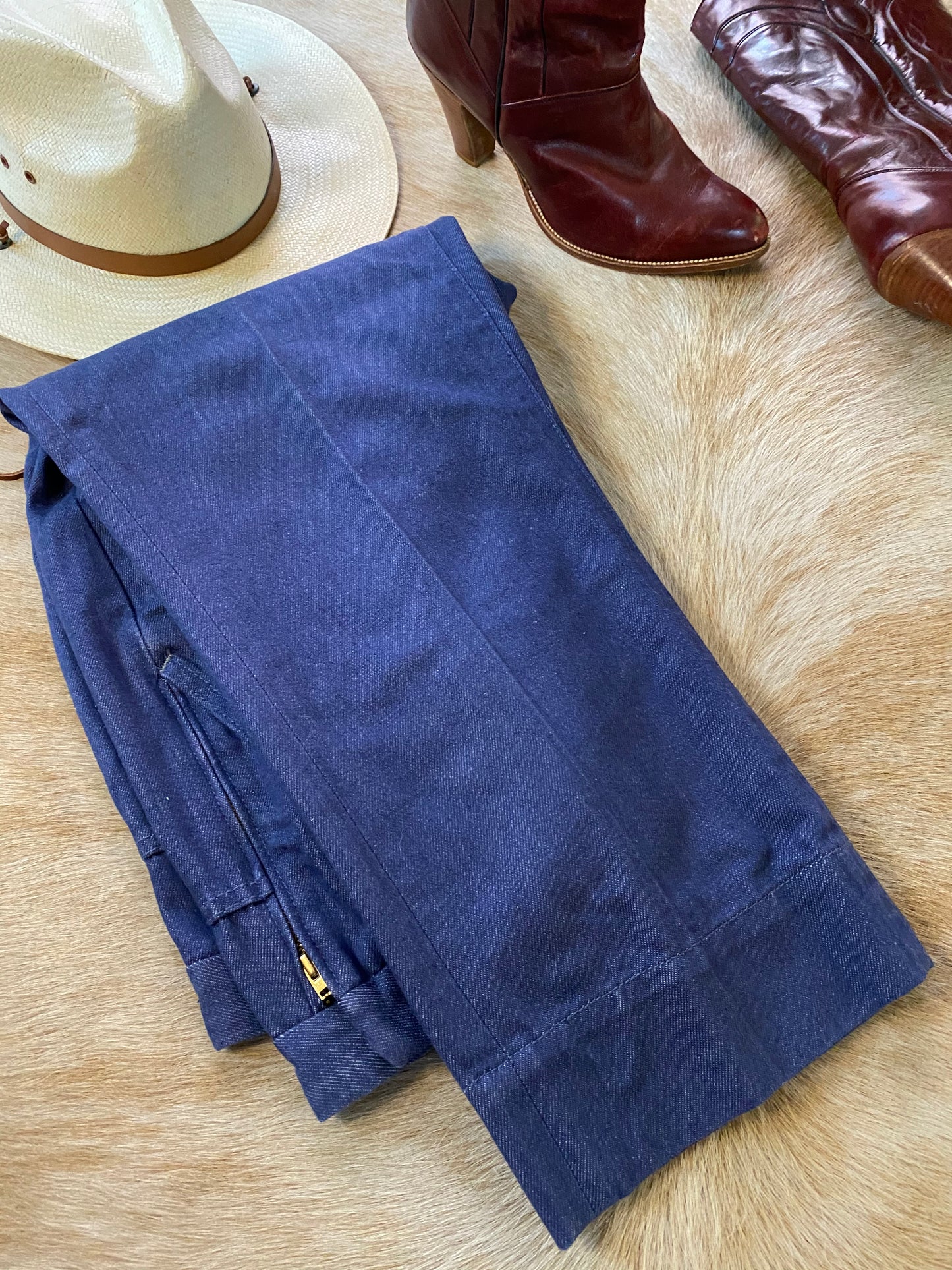 Levis Red Tag Cropped Jeans | Soft, Sta-Prest | Womens M 31x22