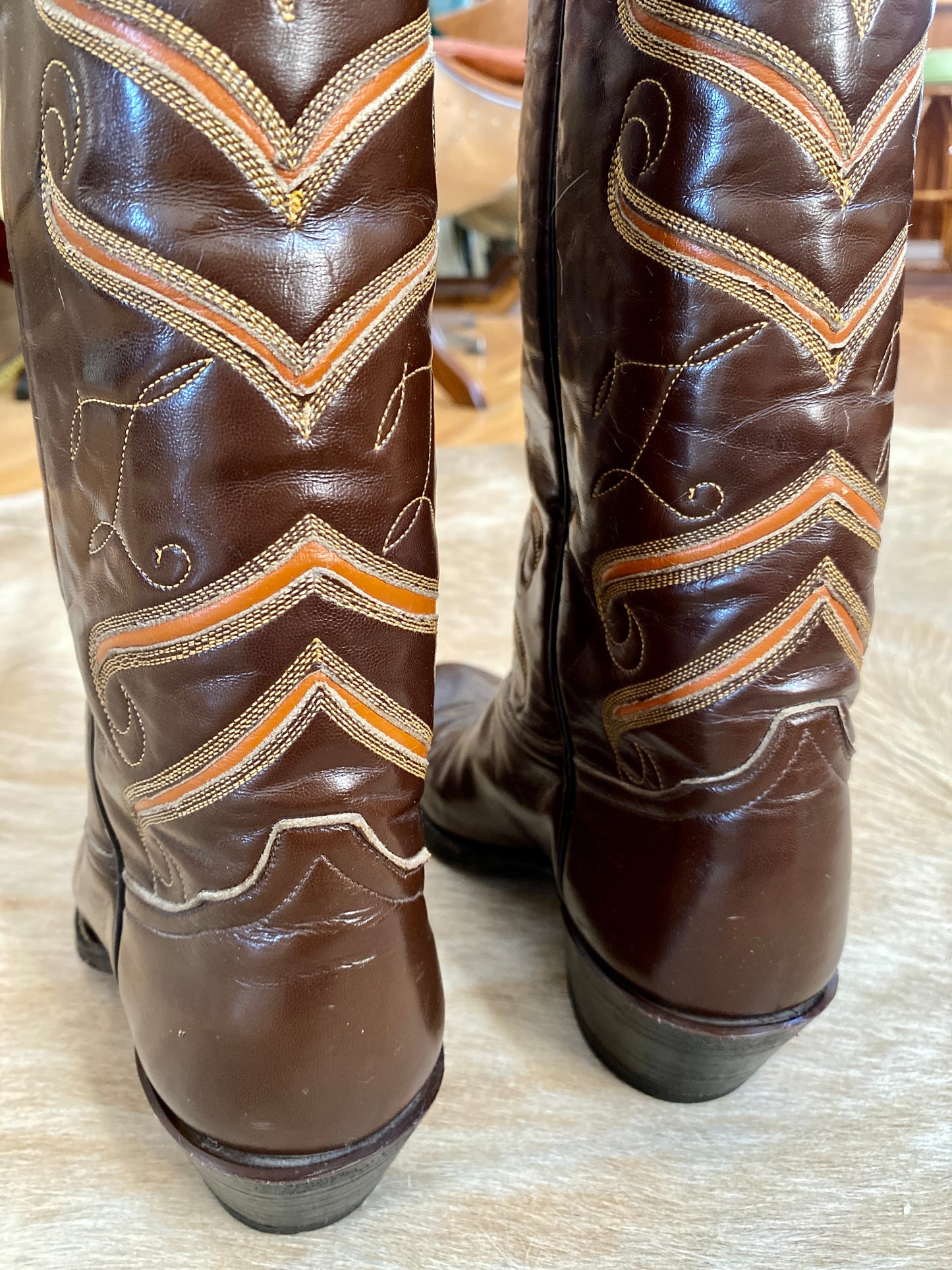 Vintage Tony Lama Western Boots | Knee-High | Women's 6N