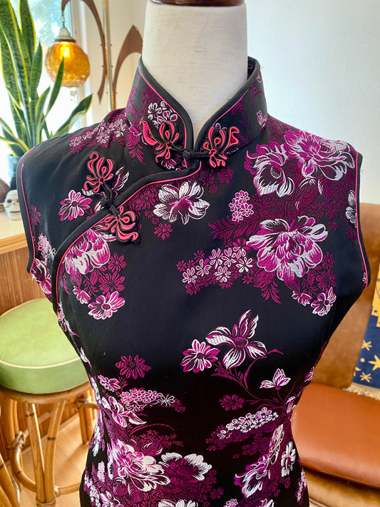 Vintage Cheongsam Dress | L