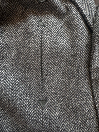 Men’s Vintage Western Suit Coat | Grey | Sz 40