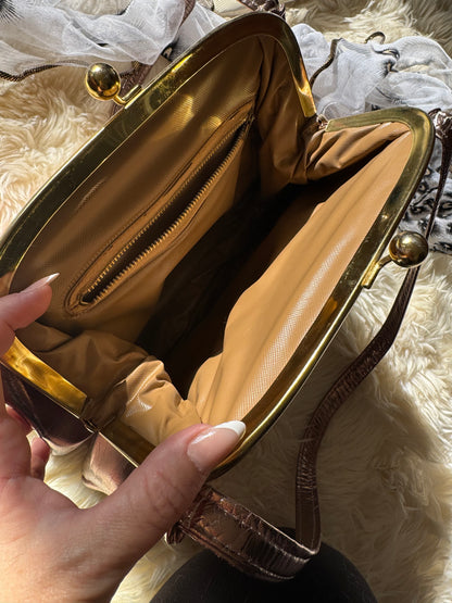 Vintage Bronze Handbag, 1970’s