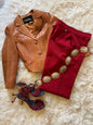 Vintage Levi’s Slacks, Womens, Red, Wide Leg, 1970’s High Rise