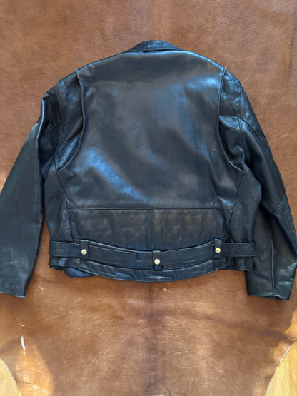 Men’s Vintage Leather Motorcycle Jacket