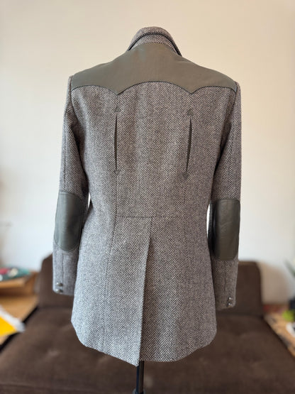 Men’s Vintage Western Suit Coat | Grey | Sz 40