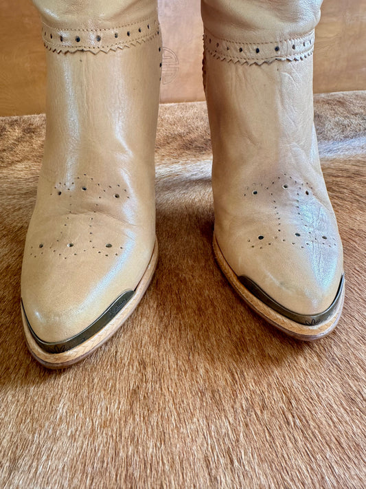 Vintage Zodiac Heeled Boots | 8B