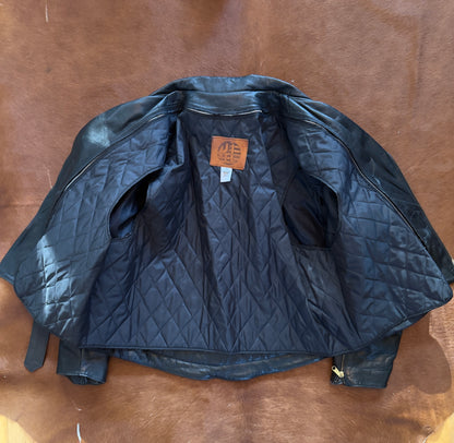 Men’s Vintage Leather Motorcycle Jacket