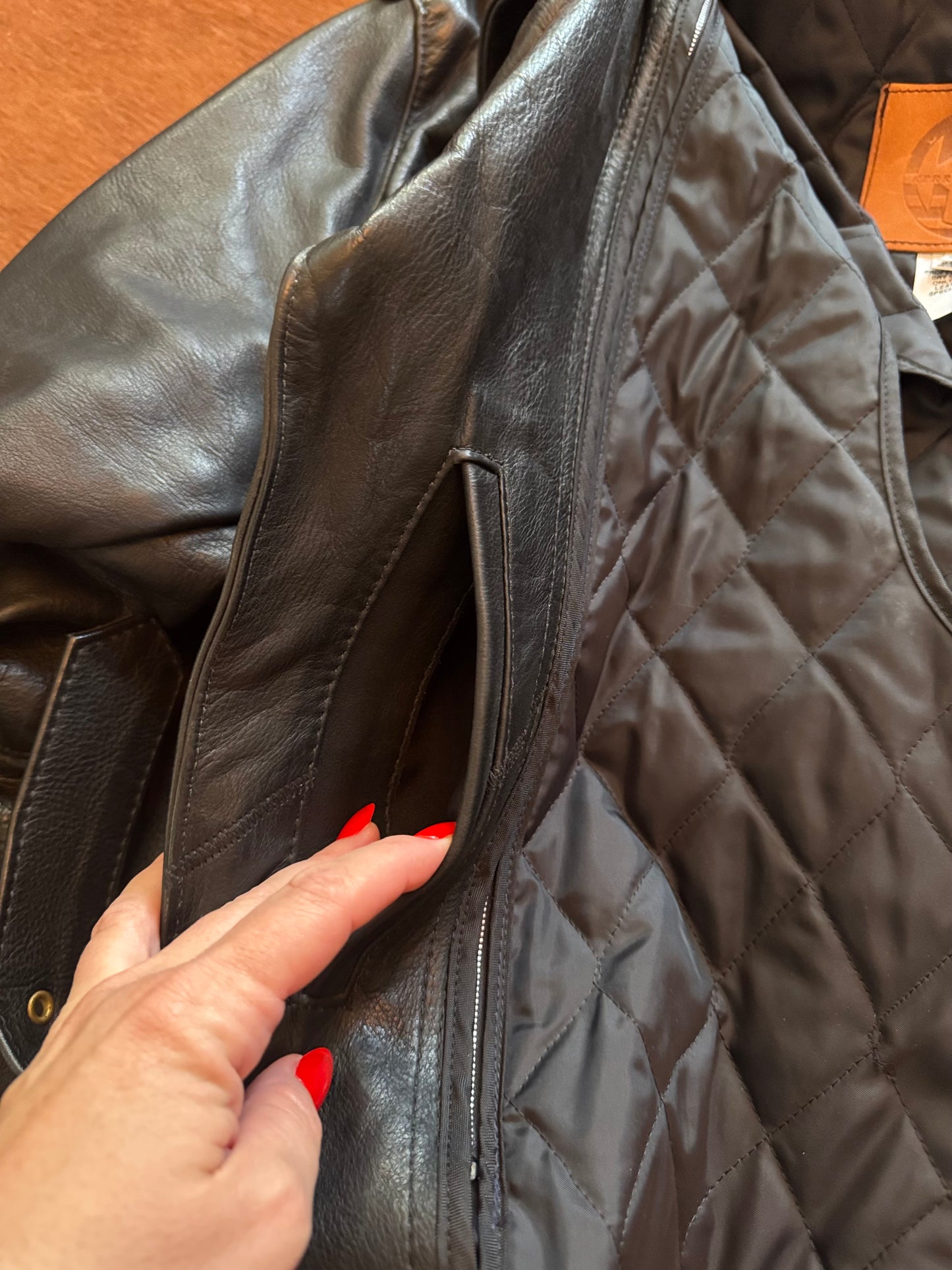 Men’s Vintage Leather Motorcycle Jacket
