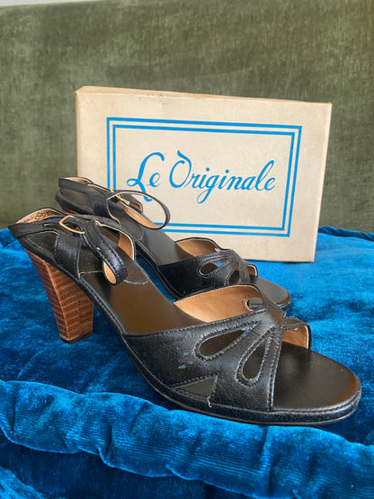 Vintage High Heels w/ Original Box | Leather | Le Original | 8M