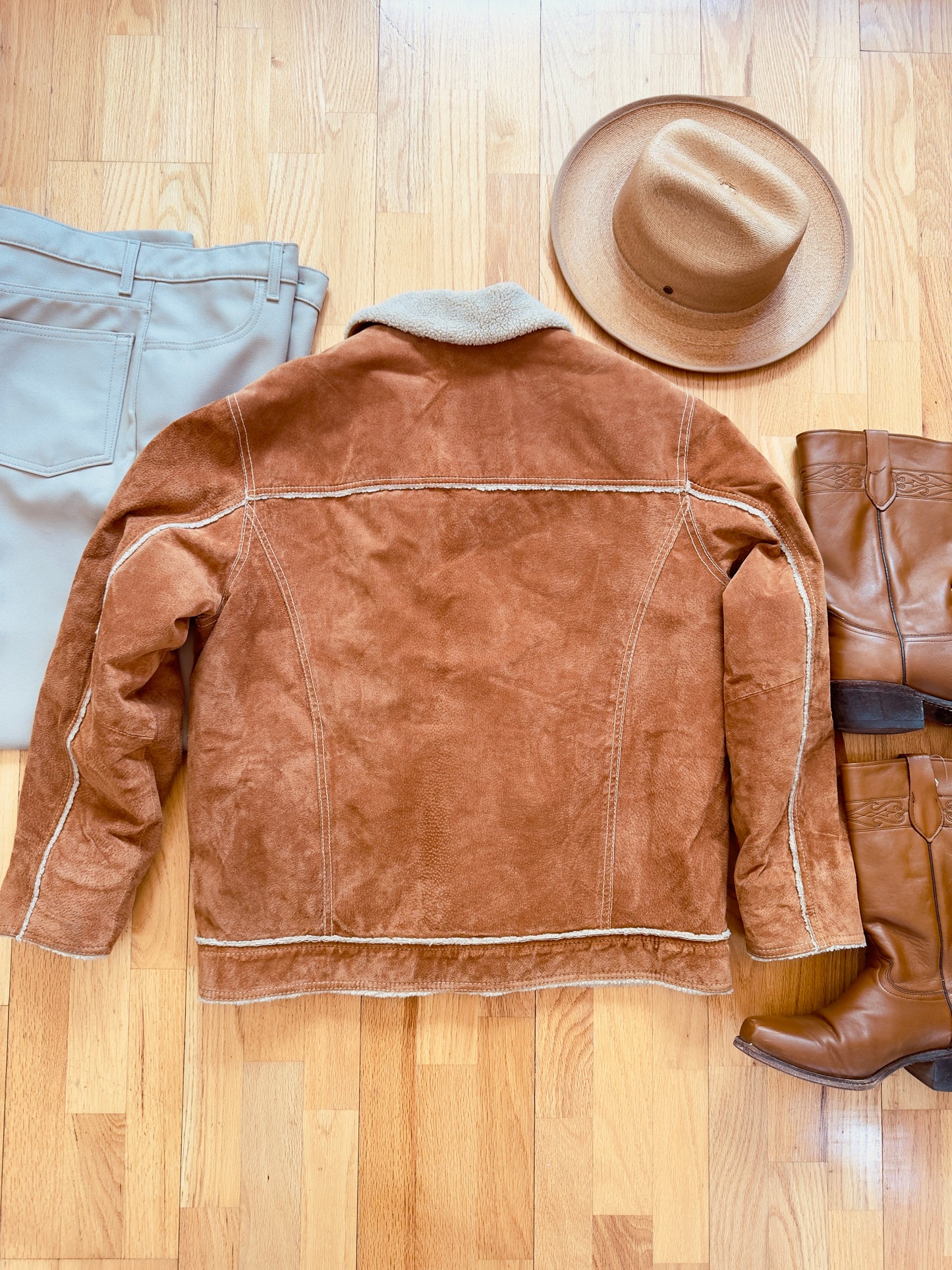 Men’s Vintage Suede Jacket | Wilson’s Leather | L
