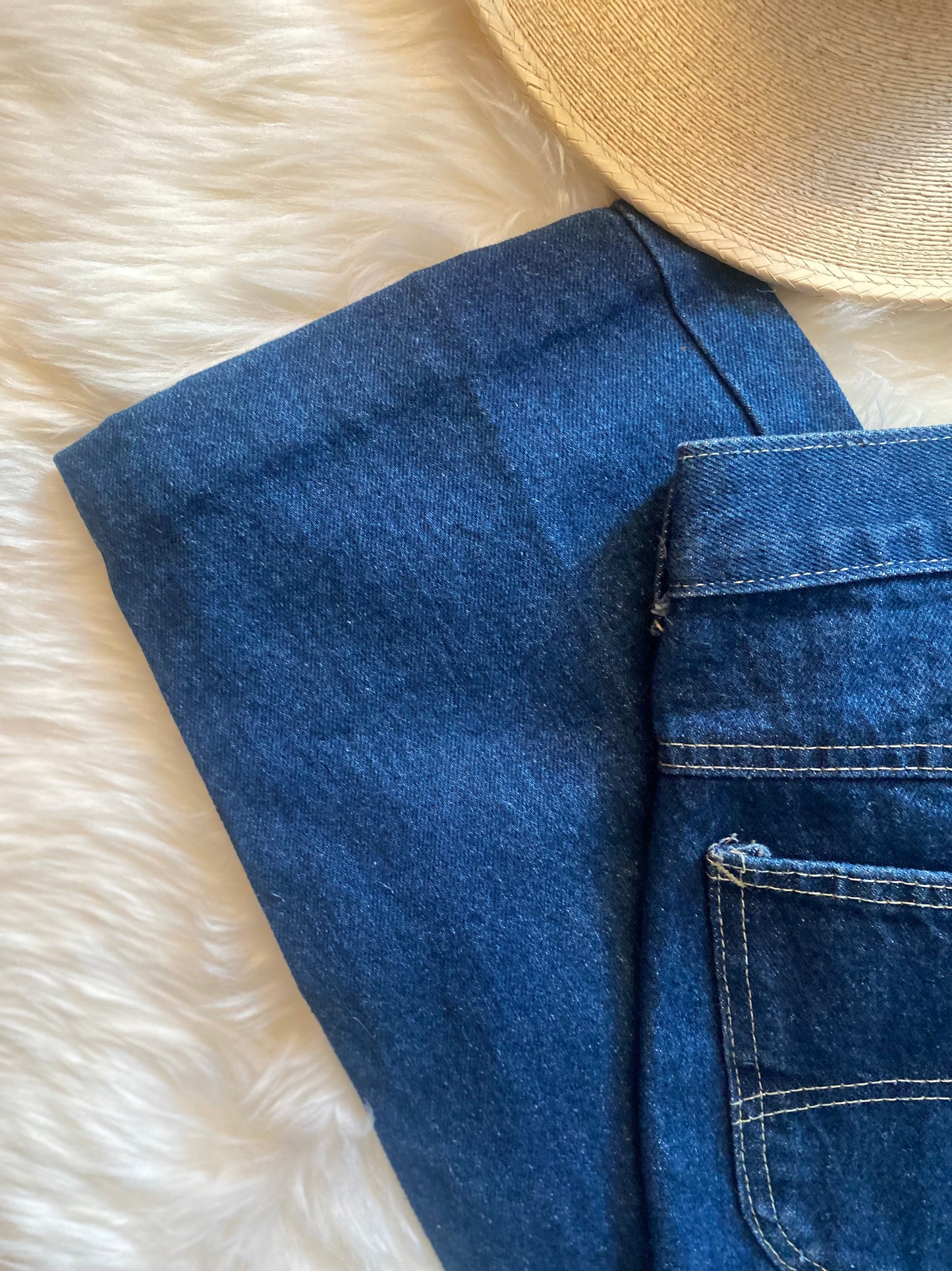 Vintage High-Rise Chic Jeans | Dark Wash, 1980s 1990s | Curvy
