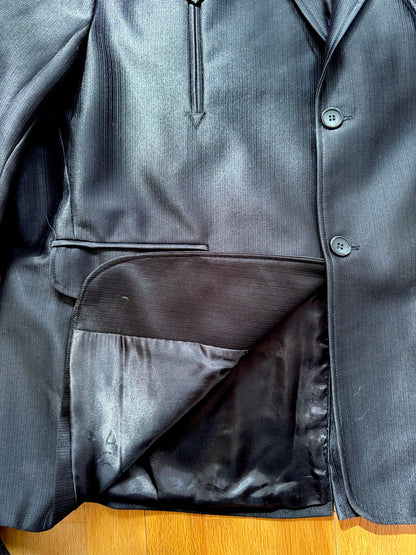 Men’s Vintage Western Suit Coat | Black | Sz 50