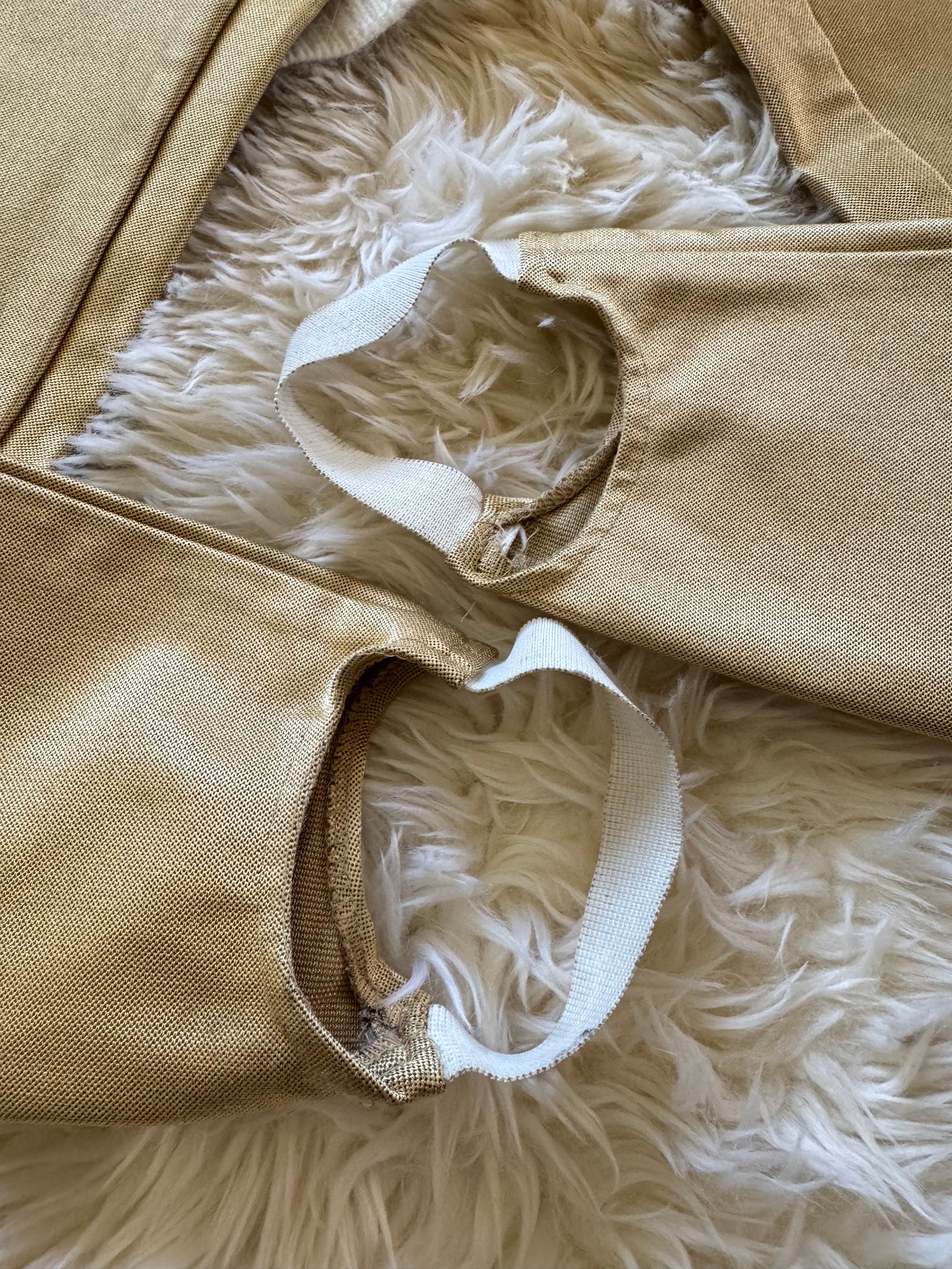 Vintage Stirrup Pants, Metallic Gold, XXS-XS
