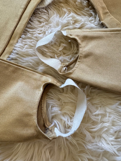 Vintage Stirrup Pants, Metallic Gold, XXS-XS