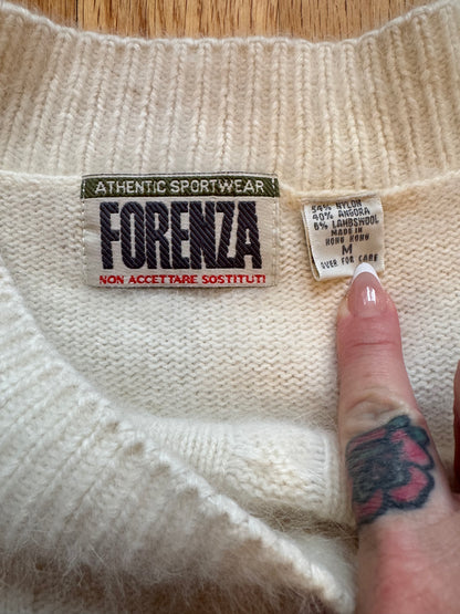Vintage Angora & Lambs Wool Sweater | M-L