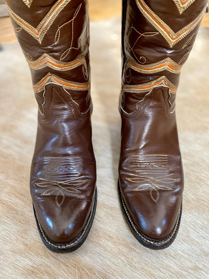 Vintage Tony Lama Western Boots | Knee-High | Women's 6N