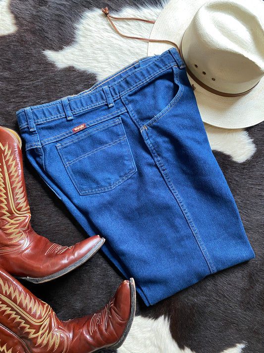 Men’s Wrangler Jeans, Soft Dark Wash, Size 36 x 29 - 3 Pairs Available!