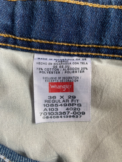 Men’s Wrangler Jeans, Soft Dark Wash, Size 36 x 29 - 3 Pairs Available!
