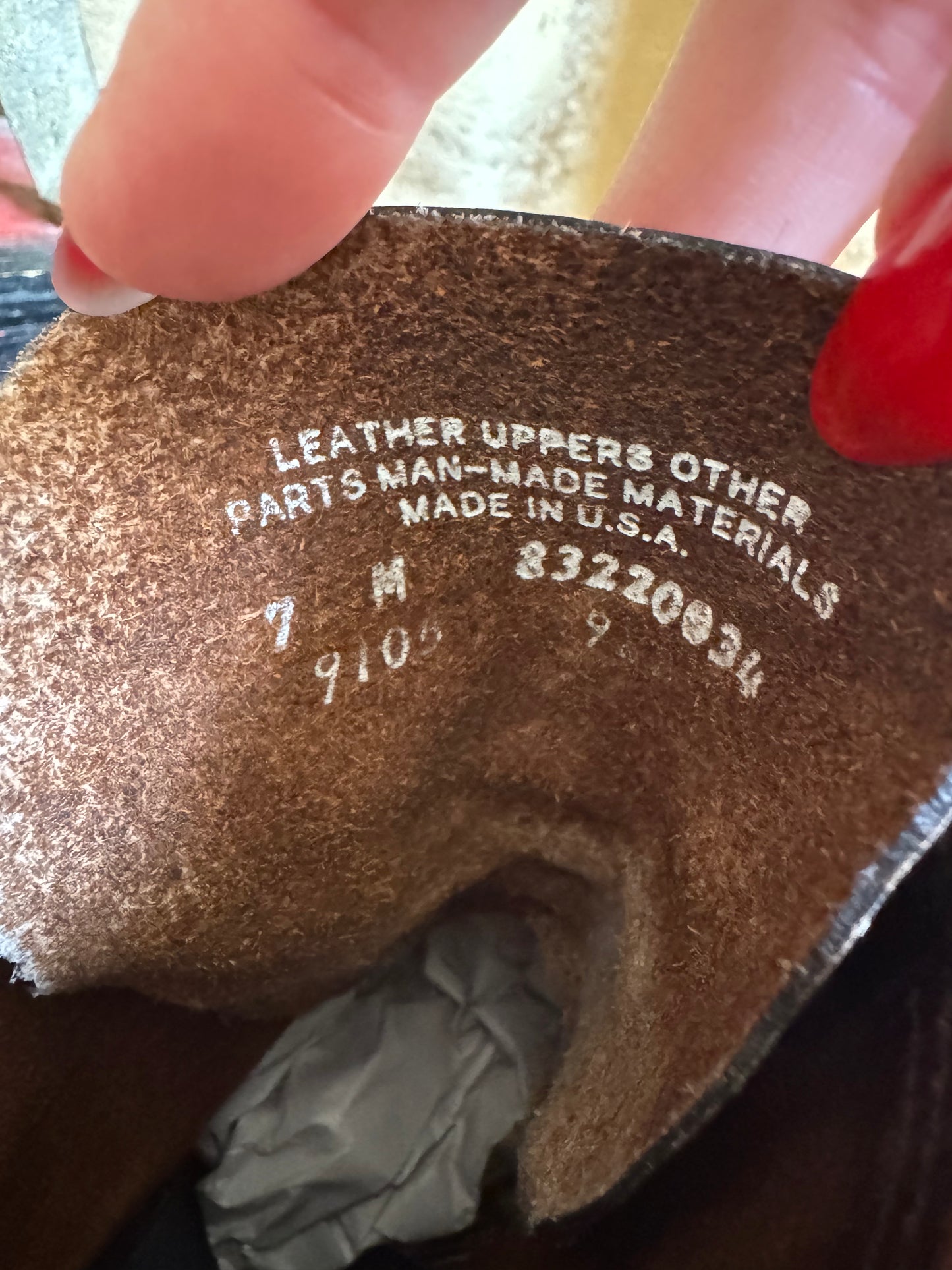 Men’s Western Packer Kiltie Boots | Lace-Up Brown Leather | Men’s Size 7 M