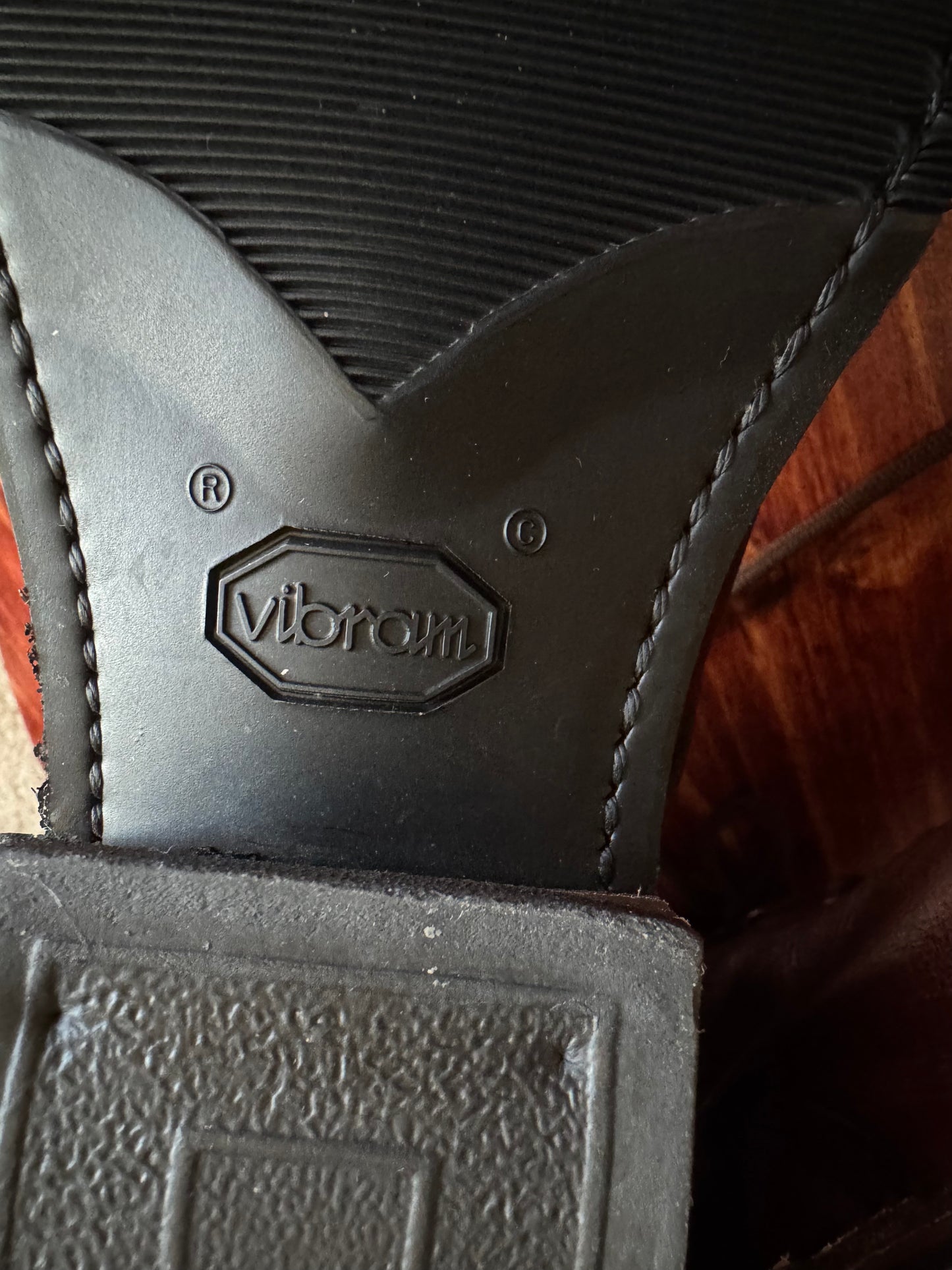 Men’s Western Packer Kiltie Boots | Lace-Up Brown Leather | Men’s Size 7 M